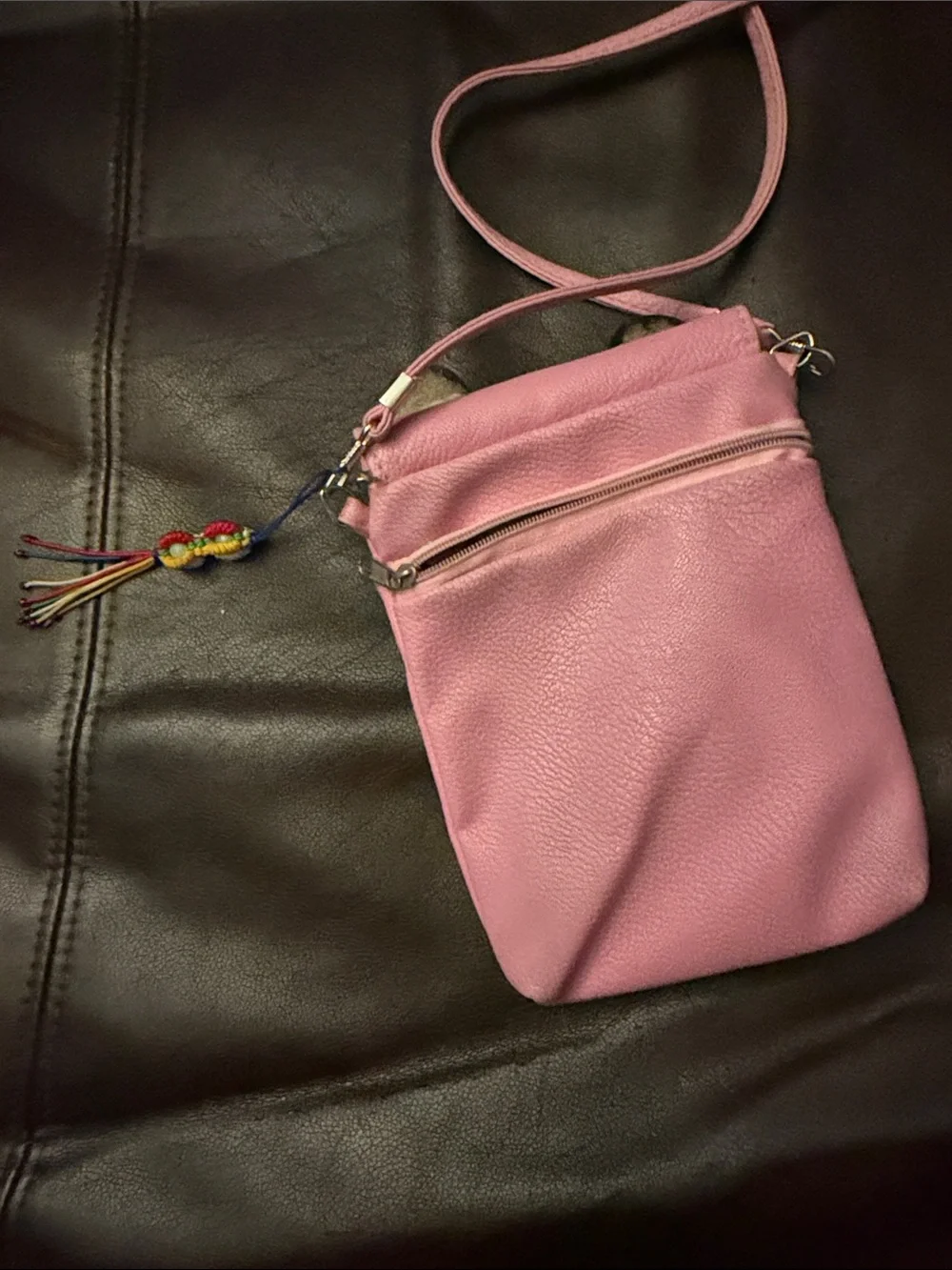 Kids Pink Panda Crossbody Bag - Cute Animal Shoulder Purse